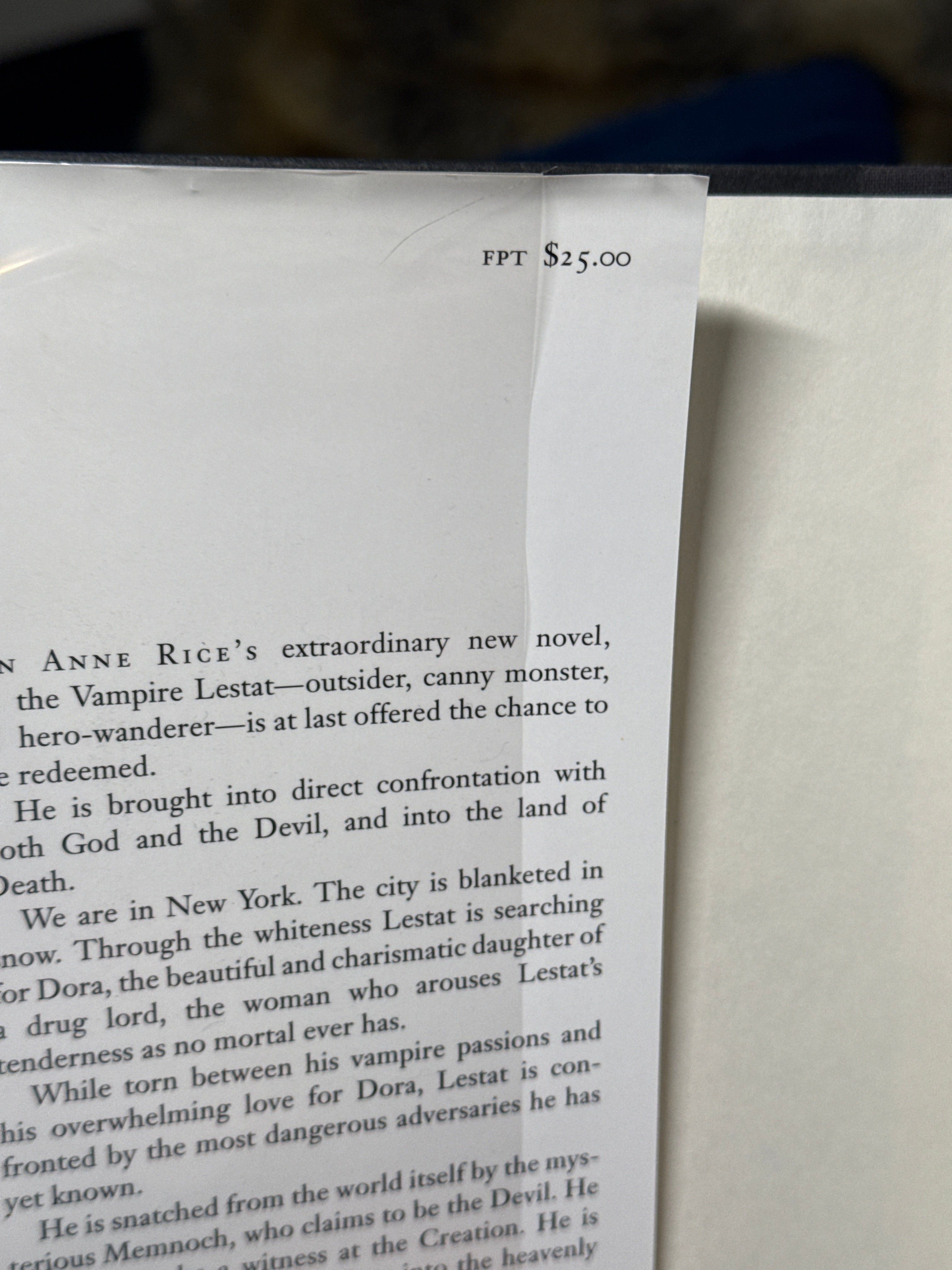 Memnoch the Devil – Anne Rice | First Edition 1995 Hardcover w/ Dust Jacket | Vampire Chronicles