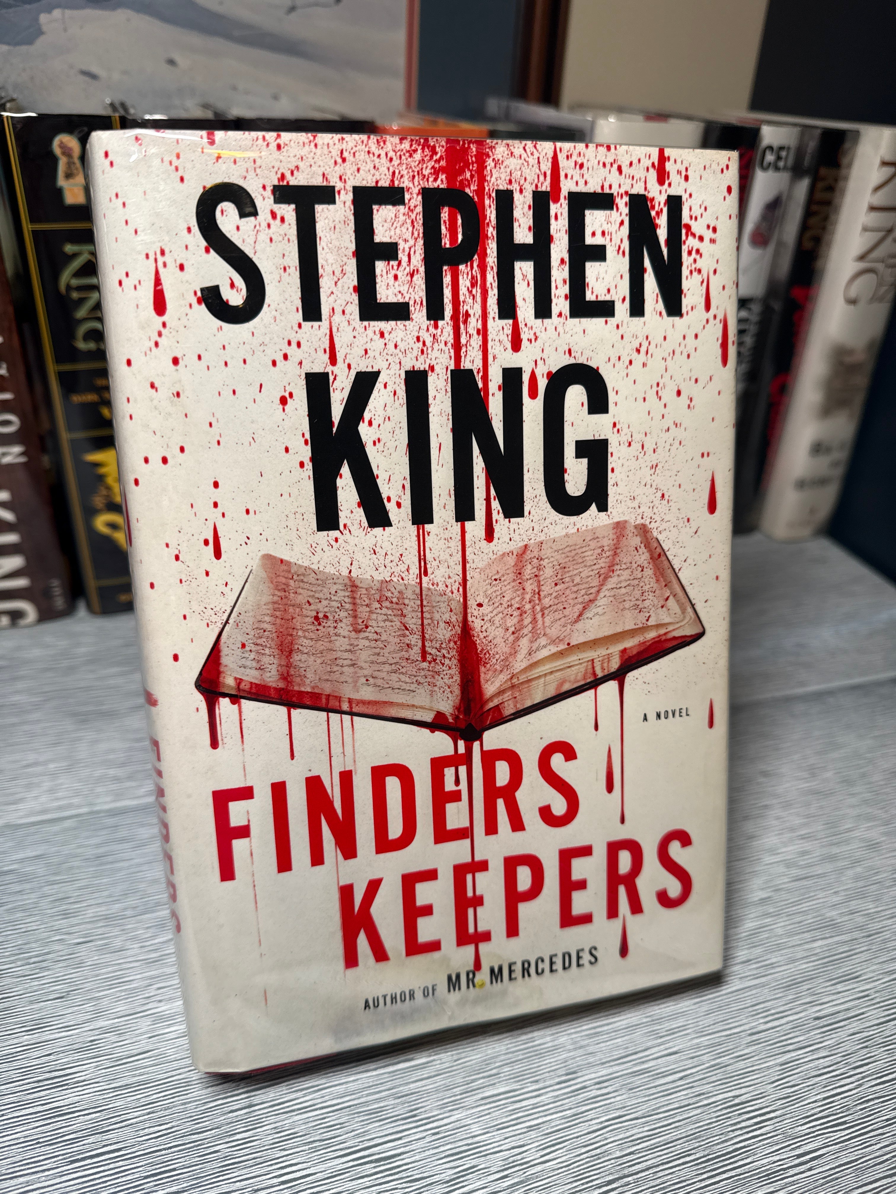 Finders Keepers — Stephen King — 2015 First Edition, First Printing — Scribner Hardcover — Bill Hodges Trilogy
