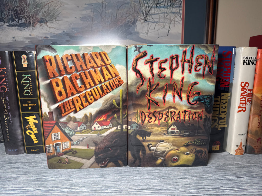 Stephen King / Richard Bachman Matching First Editions — Desperation & The Regulators (1996)