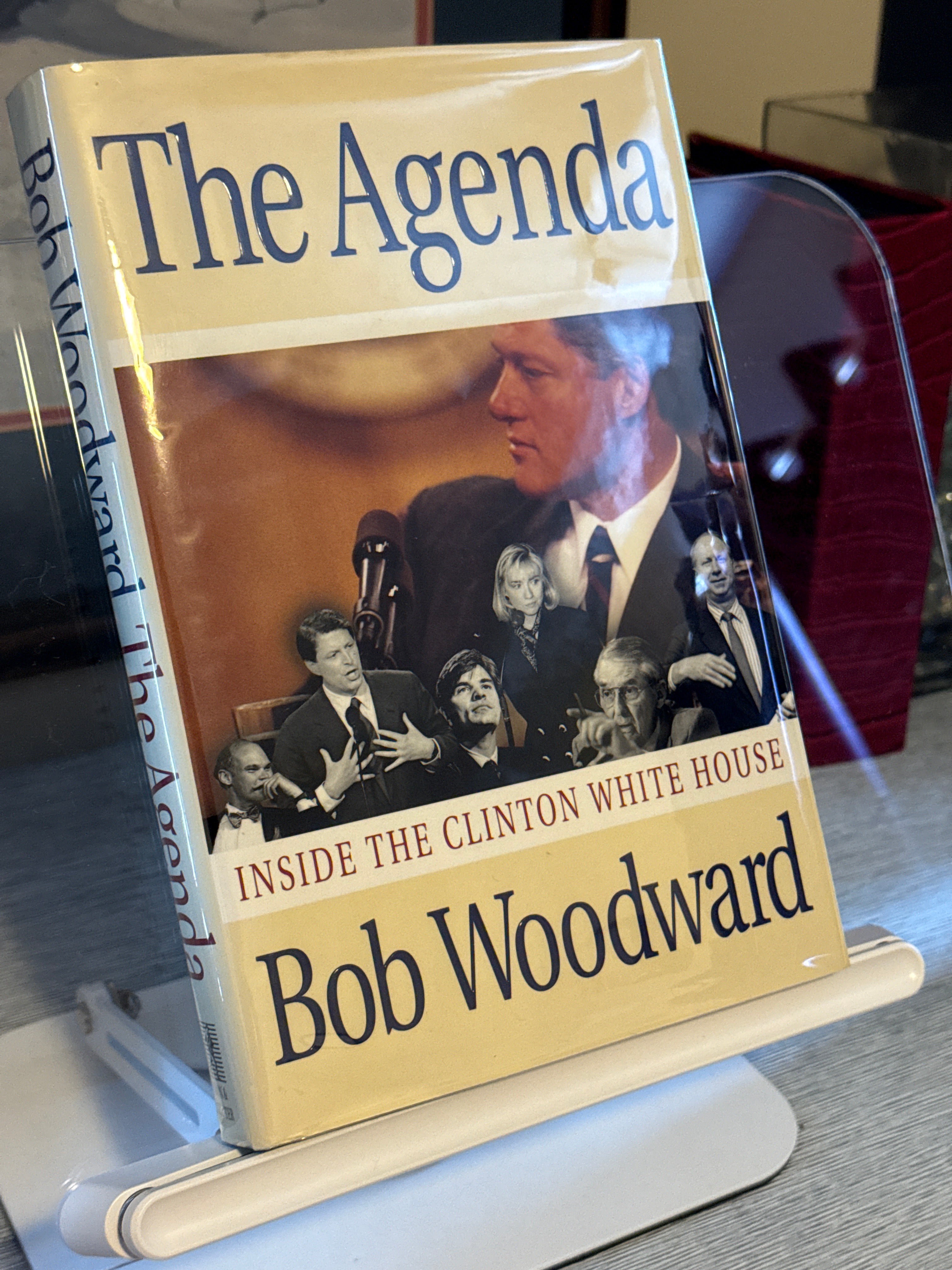 The Agenda by Bob Woodward (1994 First Edition, Inside the Clinton White House, Hardcover)