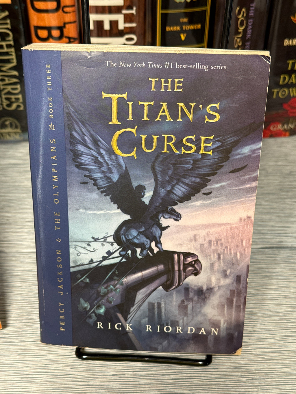 Percy Jackson & The Olympians Books 1–4 by Rick Riordan | Lightning Thief, Sea of Monsters, Titan’s Curse, Battle of the Labyrinth