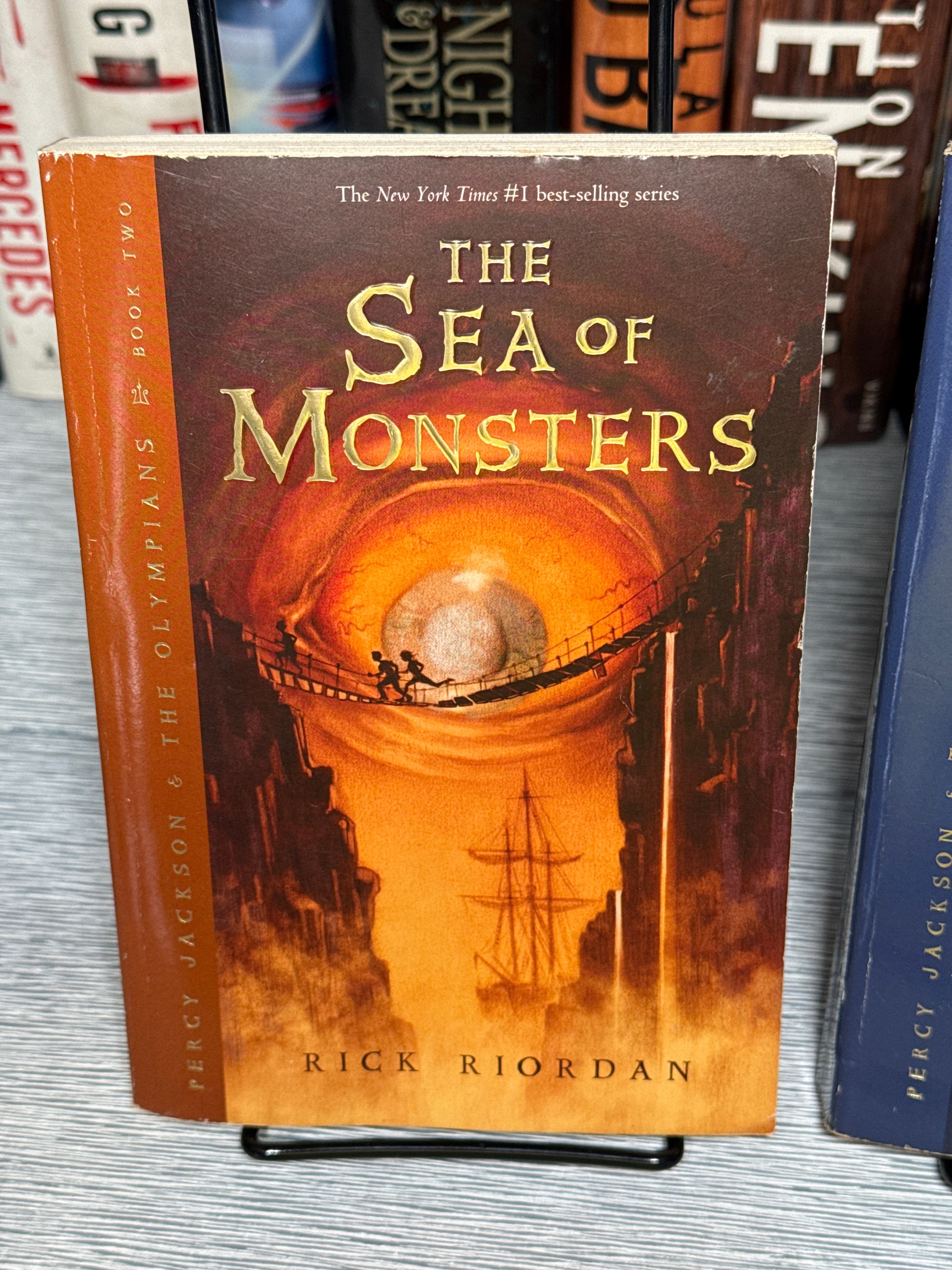 Percy Jackson & The Olympians Books 1–4 by Rick Riordan | Lightning Thief, Sea of Monsters, Titan’s Curse, Battle of the Labyrinth