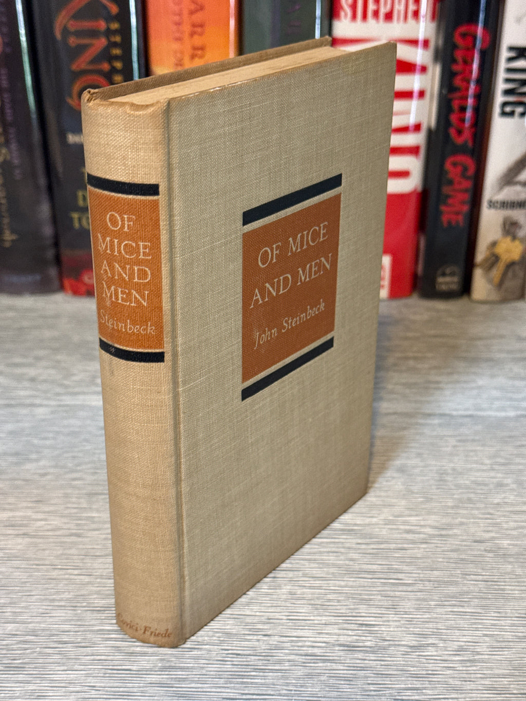 Of Mice and Men by John Steinbeck — Third Printing of the First Edition (1937, Covici Friede, New York)