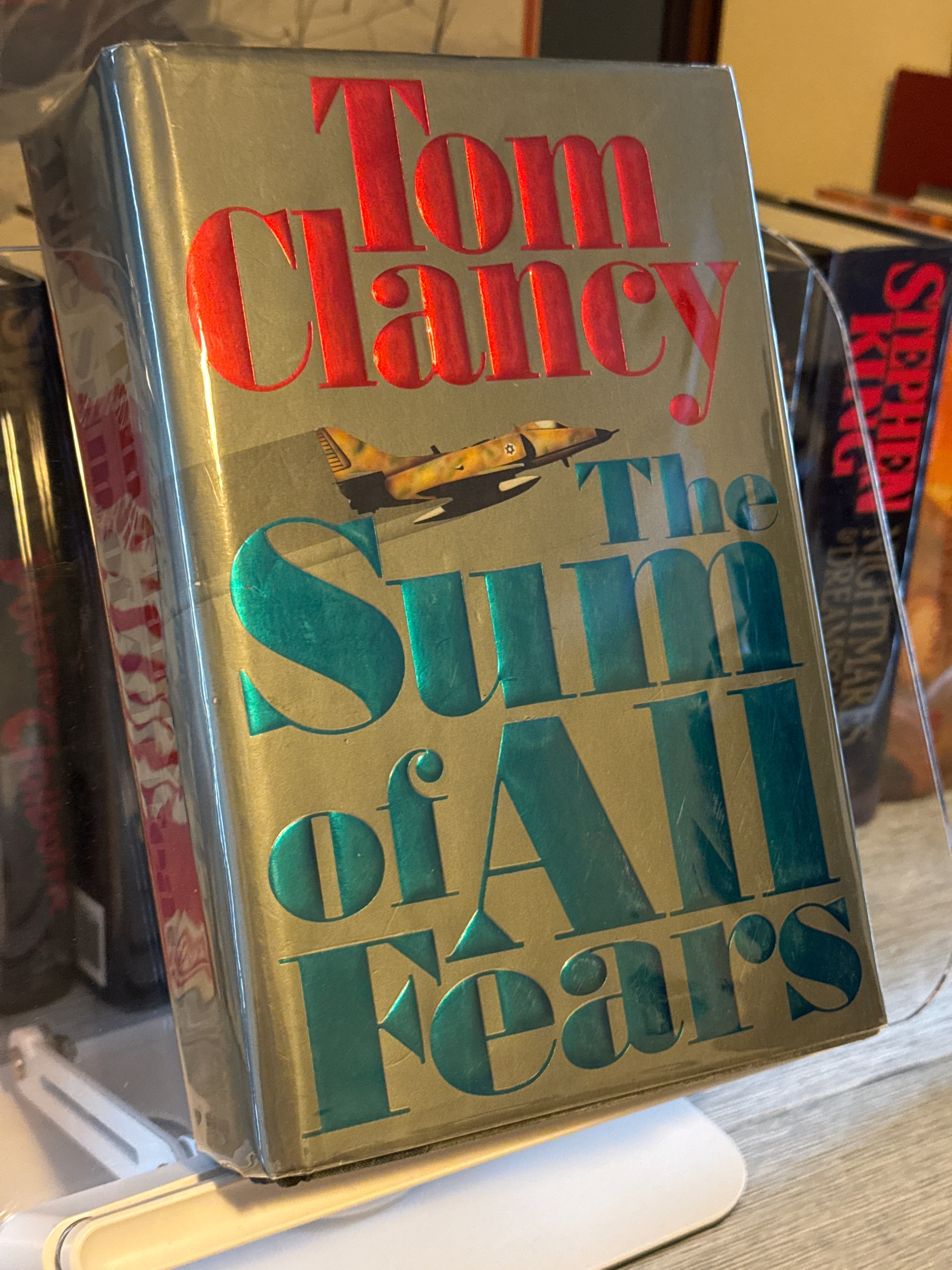 The Sum of All Fears by Tom Clancy | 1991 First Edition Thriller Hardcover