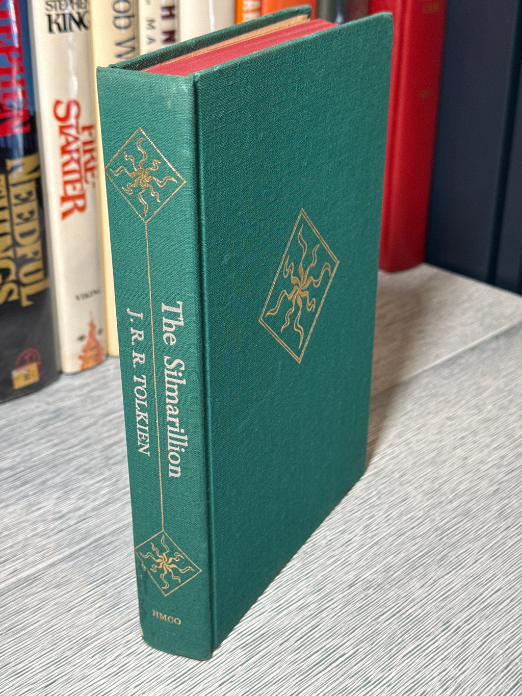 The Silmarillion by J.R.R. Tolkien | First American Edition, 1st Printing (1977, Houghton Mifflin) | Fold-Out Map Included