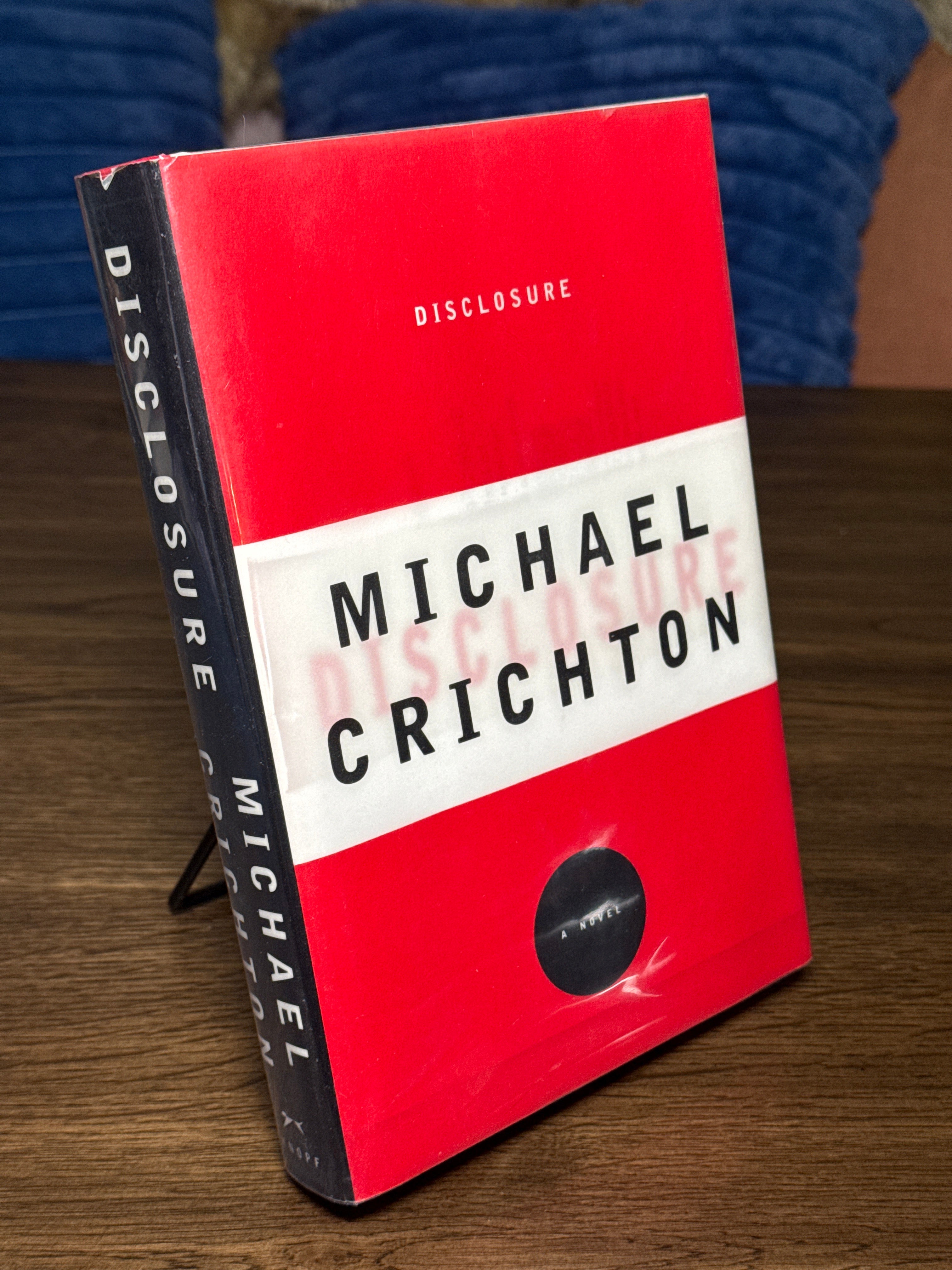 Disclosure – Michael Crichton | First Edition 1994 Hardcover w/ Dust Jacket | Borzoi Knopf
