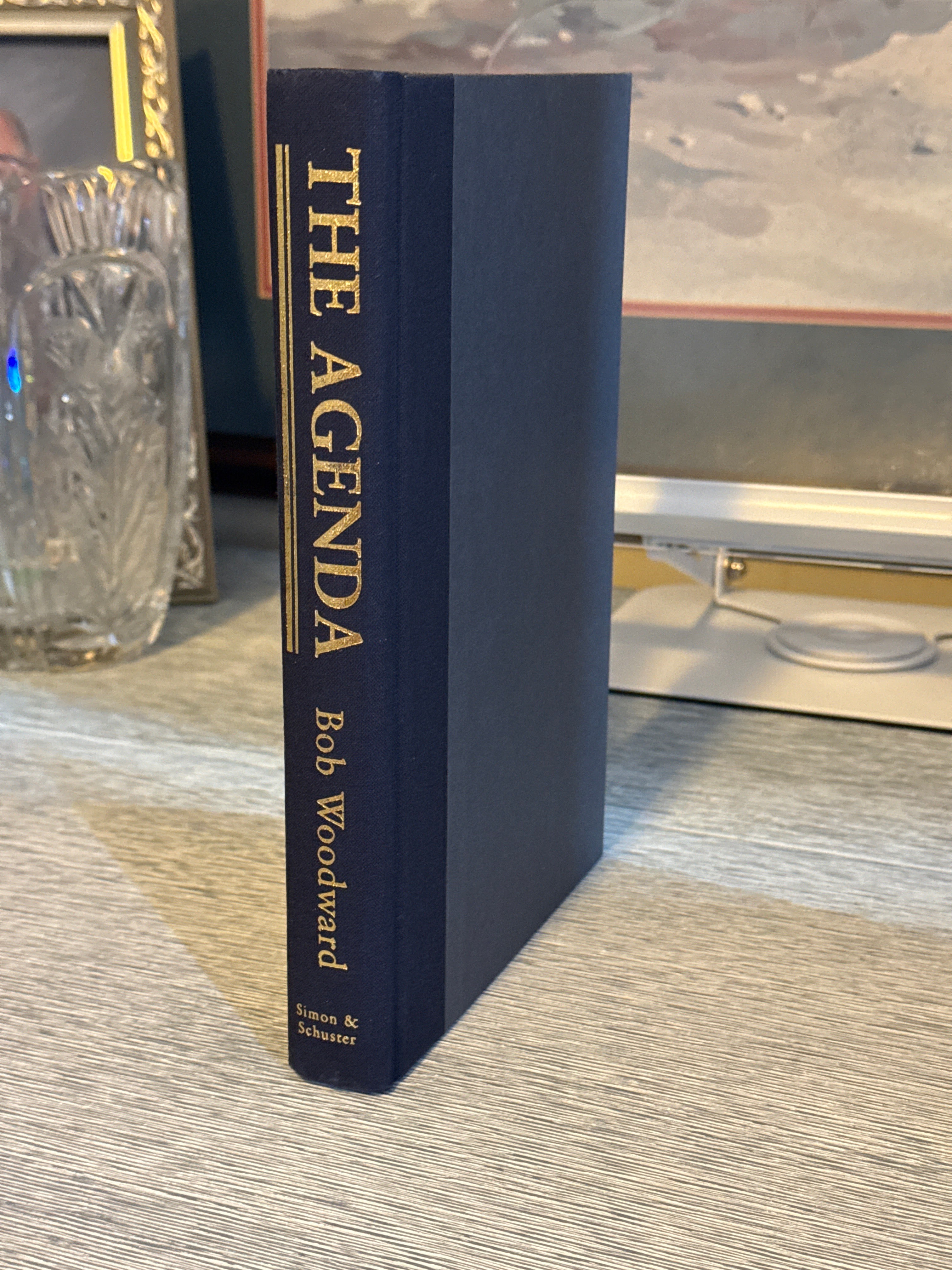 The Agenda by Bob Woodward (1994 First Edition, Inside the Clinton White House, Hardcover)