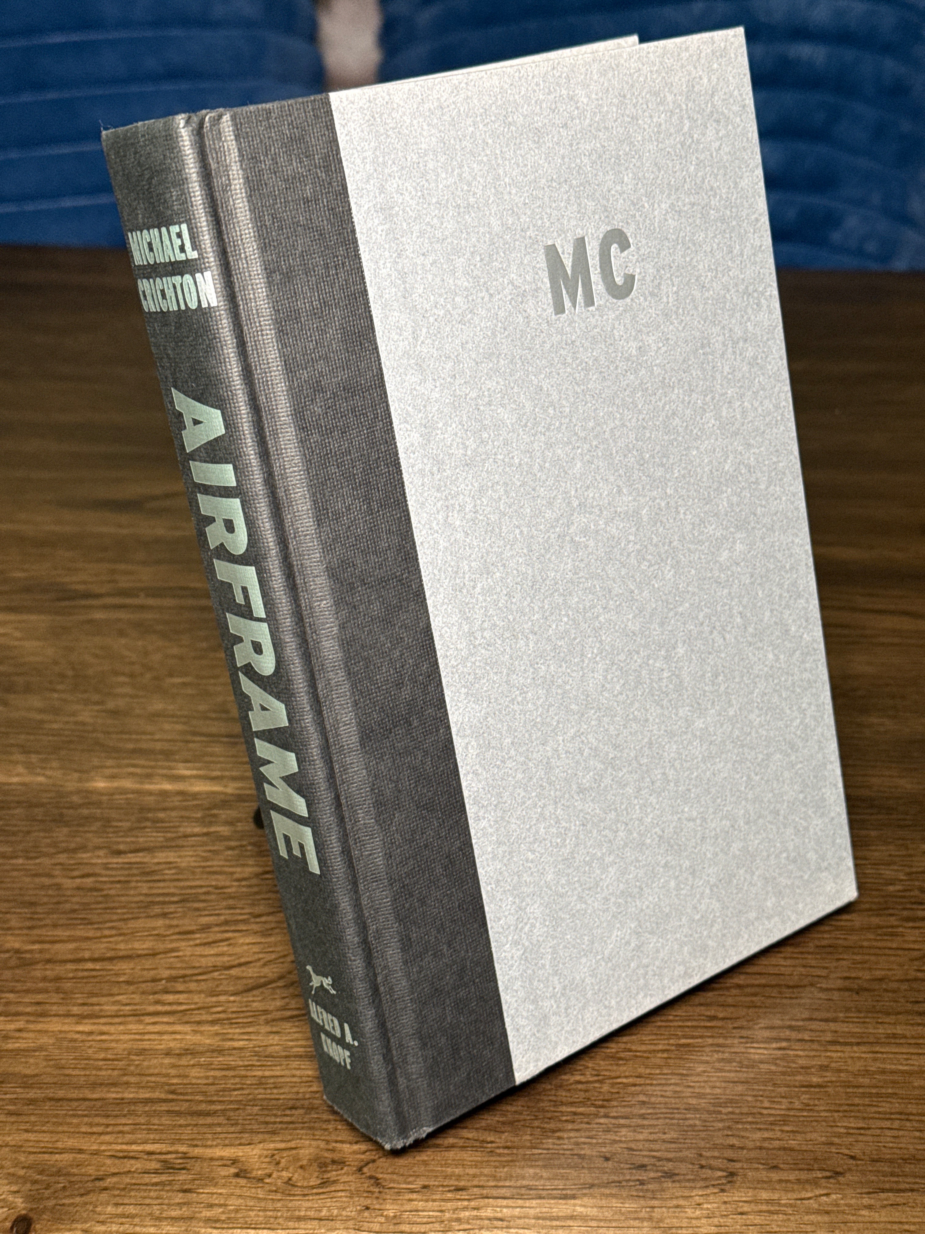 Airframe – Michael Crichton | First Trade Edition Hardcover 1996 | Borzoi Knopf | Inscribed