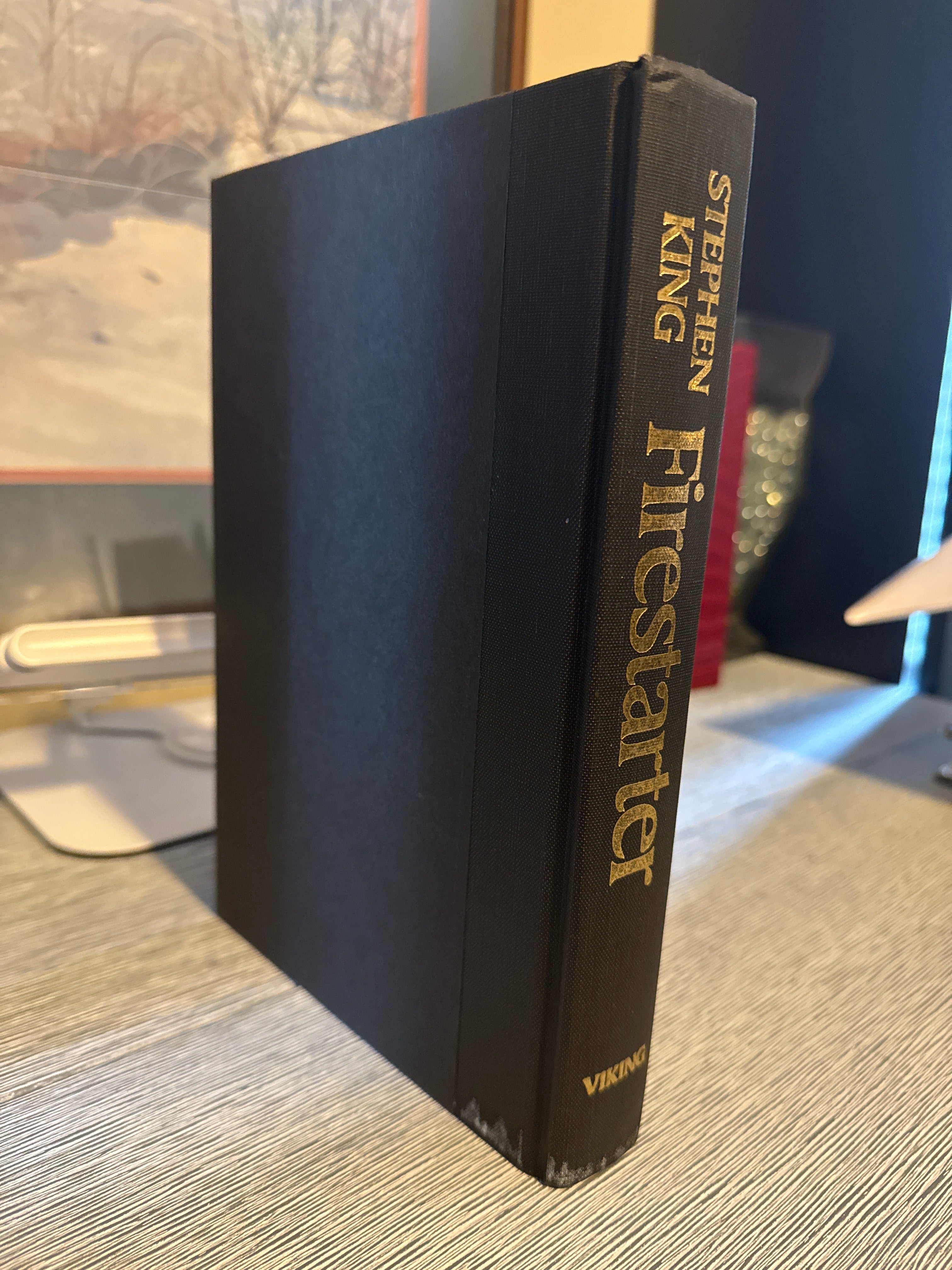 Firestarter by Stephen King (1980, First Edition, Viking Hardcover with Dust Jacket)