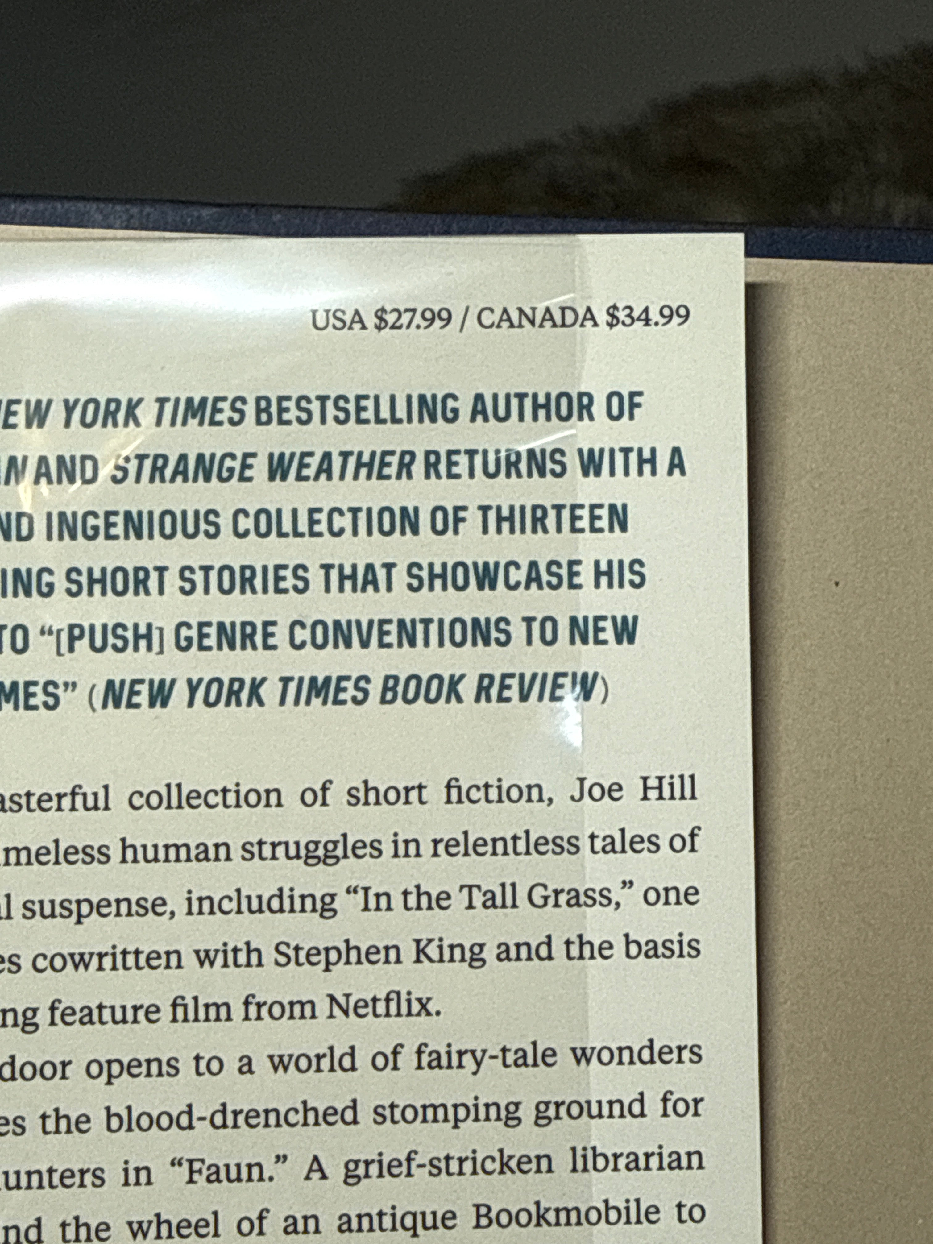 Full Throttle – Joe Hill | First Edition 2019 Hardcover w/ Dust Jacket | Horror Short Stories