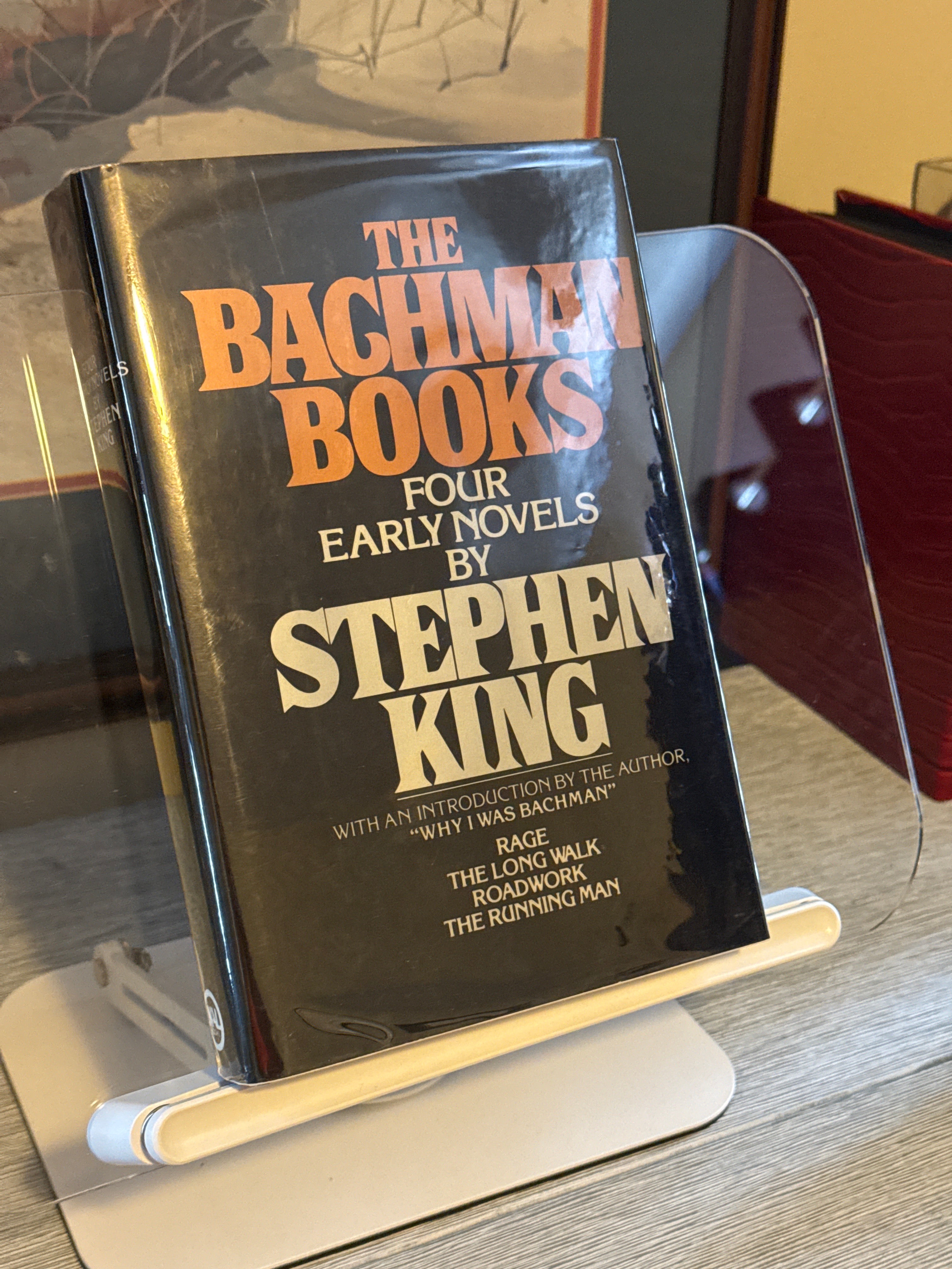 The Bachman Books – Stephen King – 1985, NAL – Includes “Rage” – VG+/NF Dust Jacket
