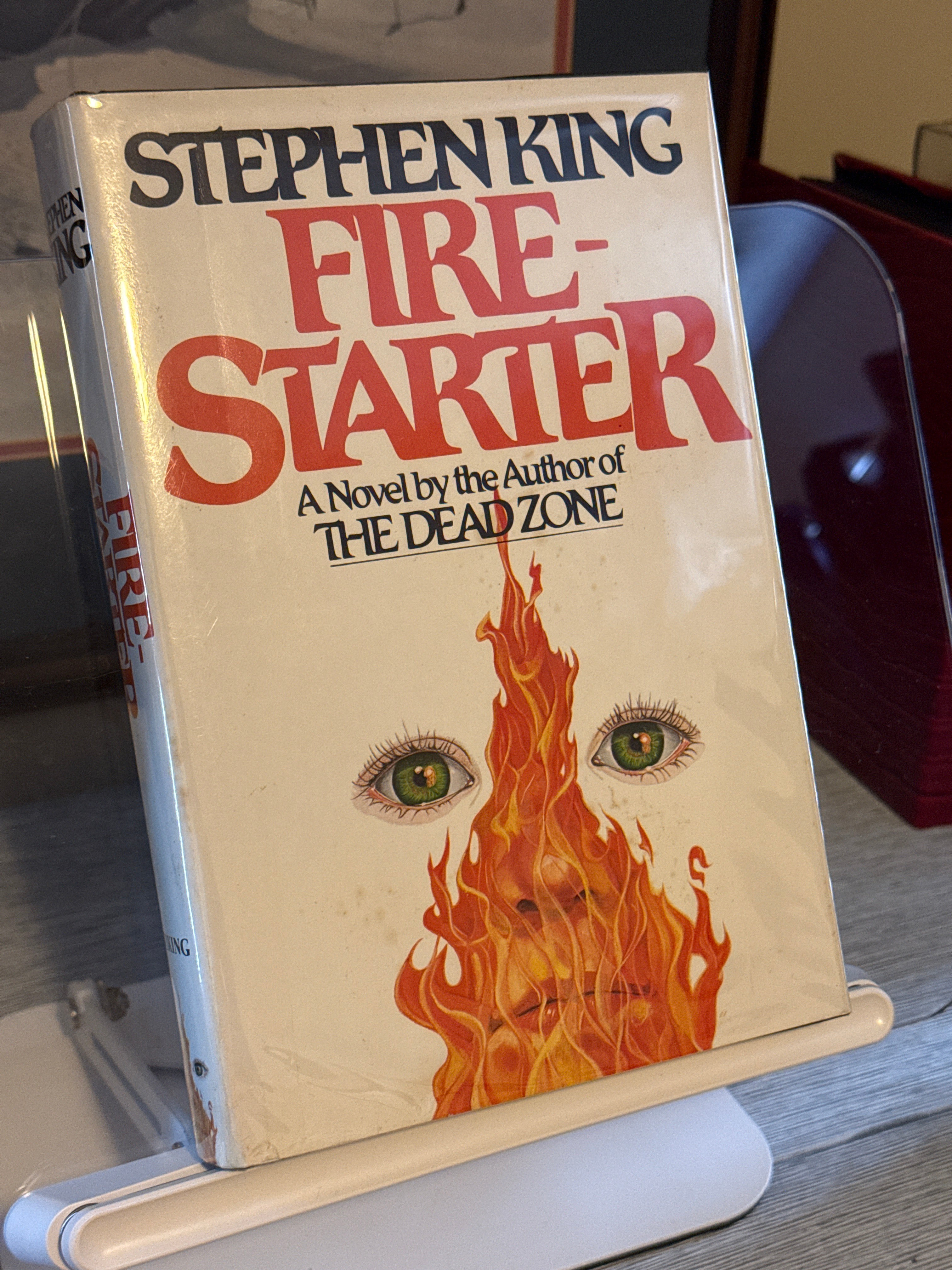 Firestarter by Stephen King (1980, First Edition, Viking Hardcover with Dust Jacket)