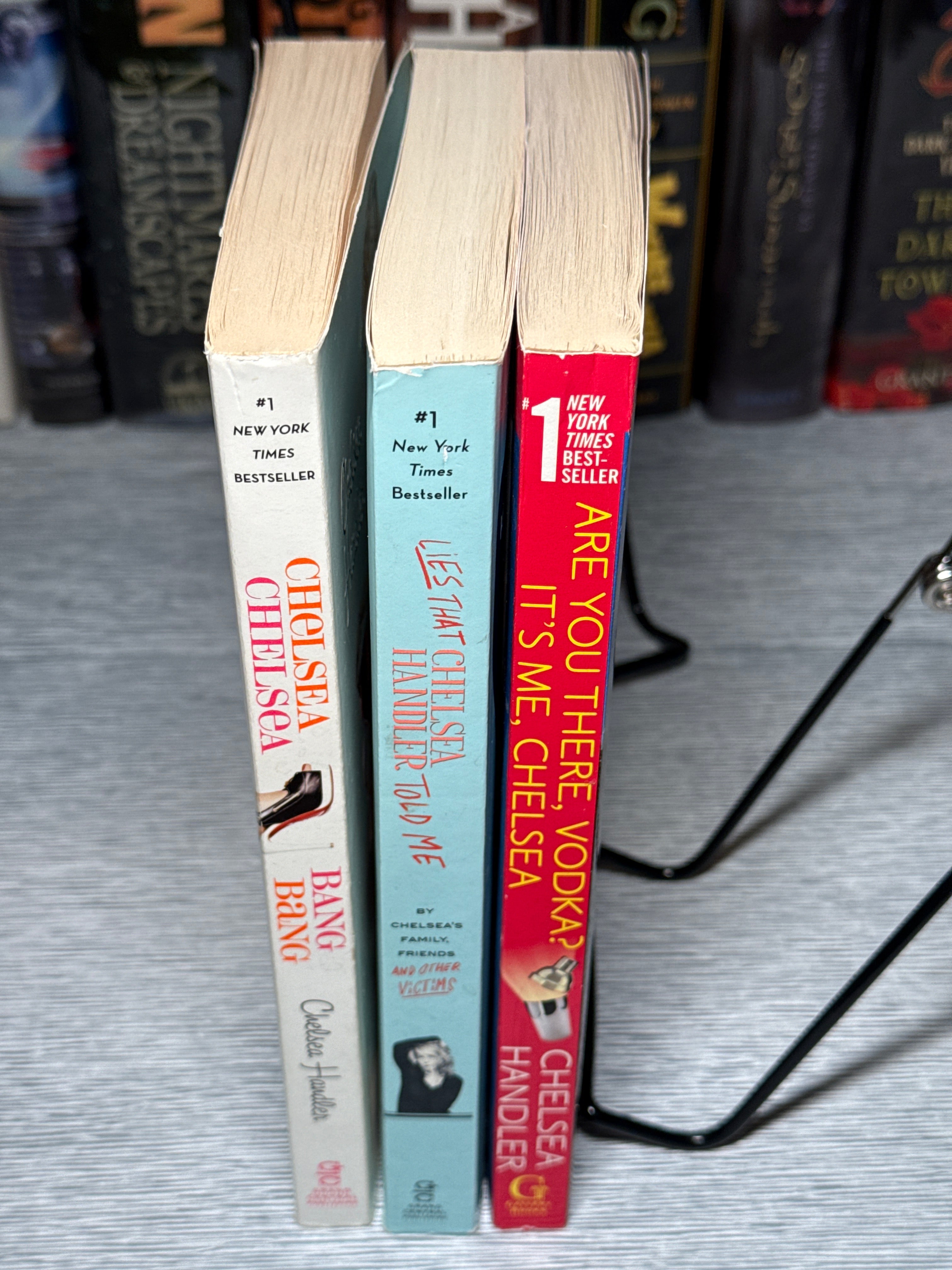 Chelsea Handler 3-Book Humor Bundle – Are You There, Vodka? It’s Me, Chelsea - Chelsea Chelsea Bang Bang - Lies That Chelsea Handler Told Me
