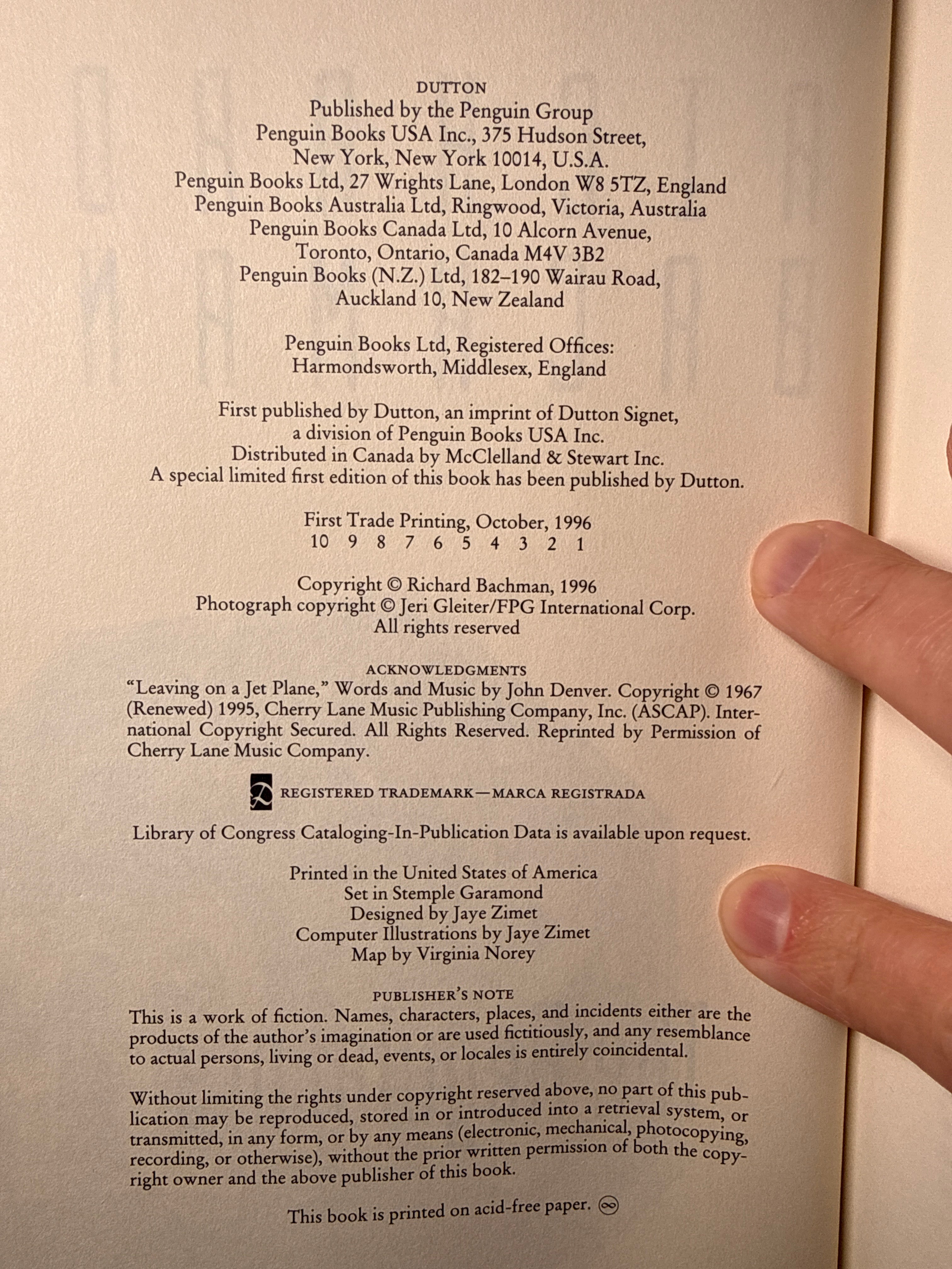 Stephen King / Richard Bachman Matching First Editions — Desperation & The Regulators (1996)