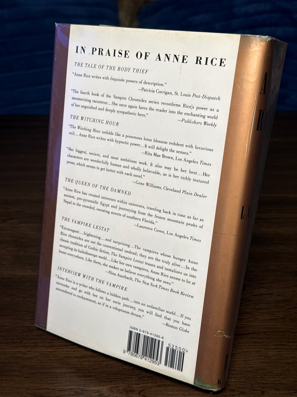 Lasher – Anne Rice | First Edition 1993 Hardcover w/ Dust Jacket | Mayfair Witches Borzoi Knopf