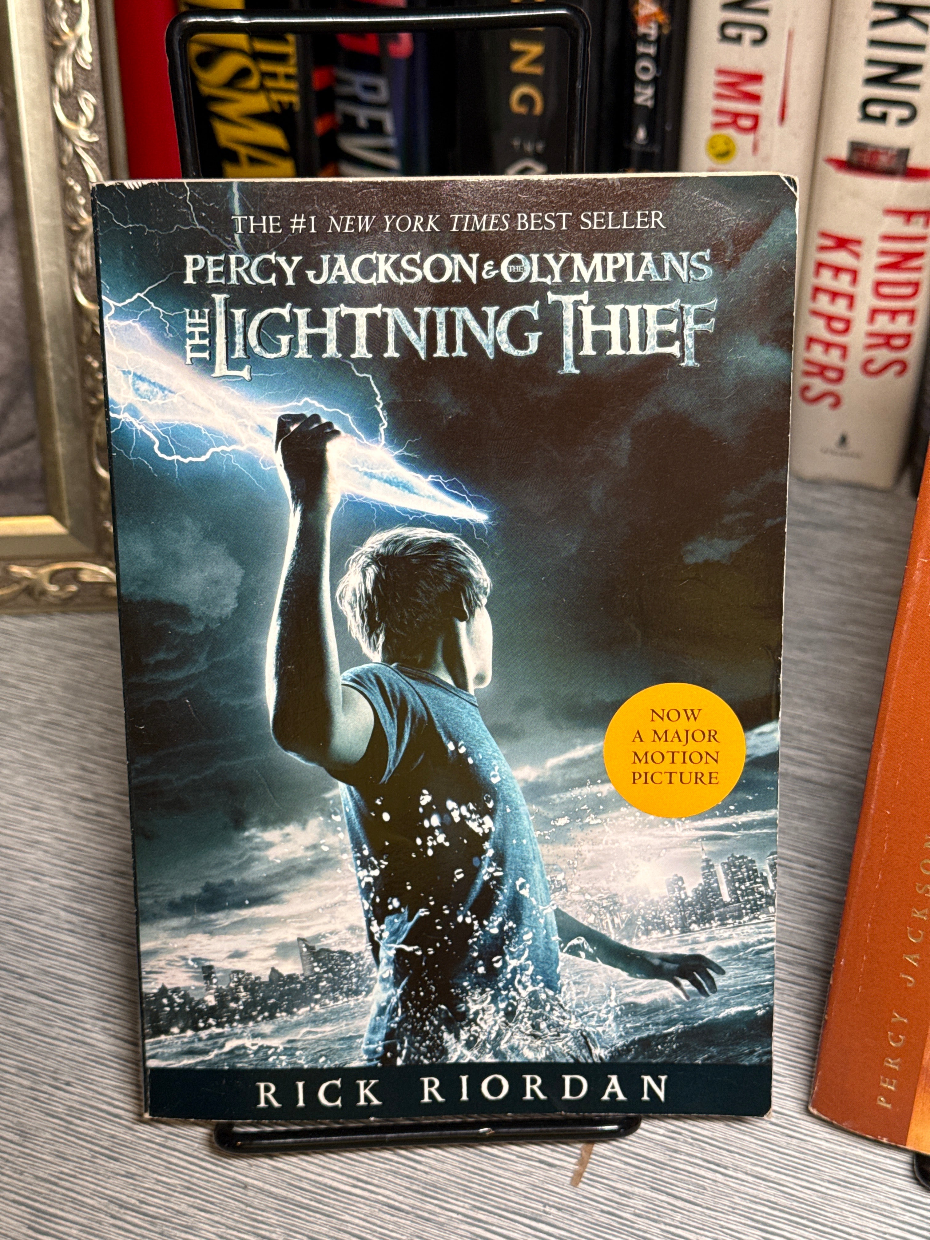 Percy Jackson & The Olympians Books 1–4 by Rick Riordan | Lightning Thief, Sea of Monsters, Titan’s Curse, Battle of the Labyrinth