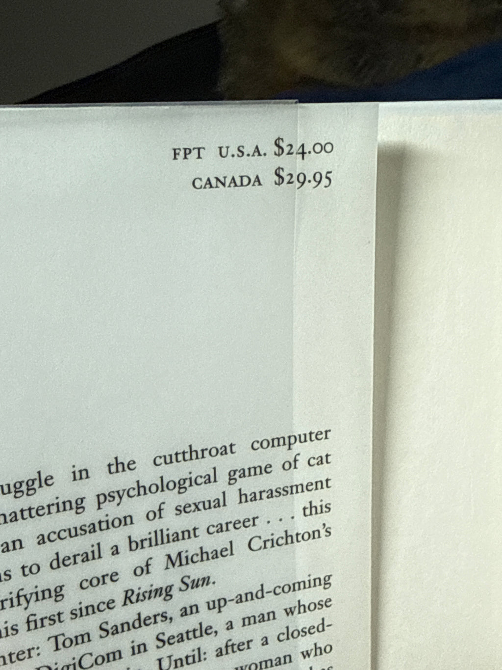 Disclosure – Michael Crichton | First Edition 1994 Hardcover w/ Dust Jacket | Borzoi Knopf