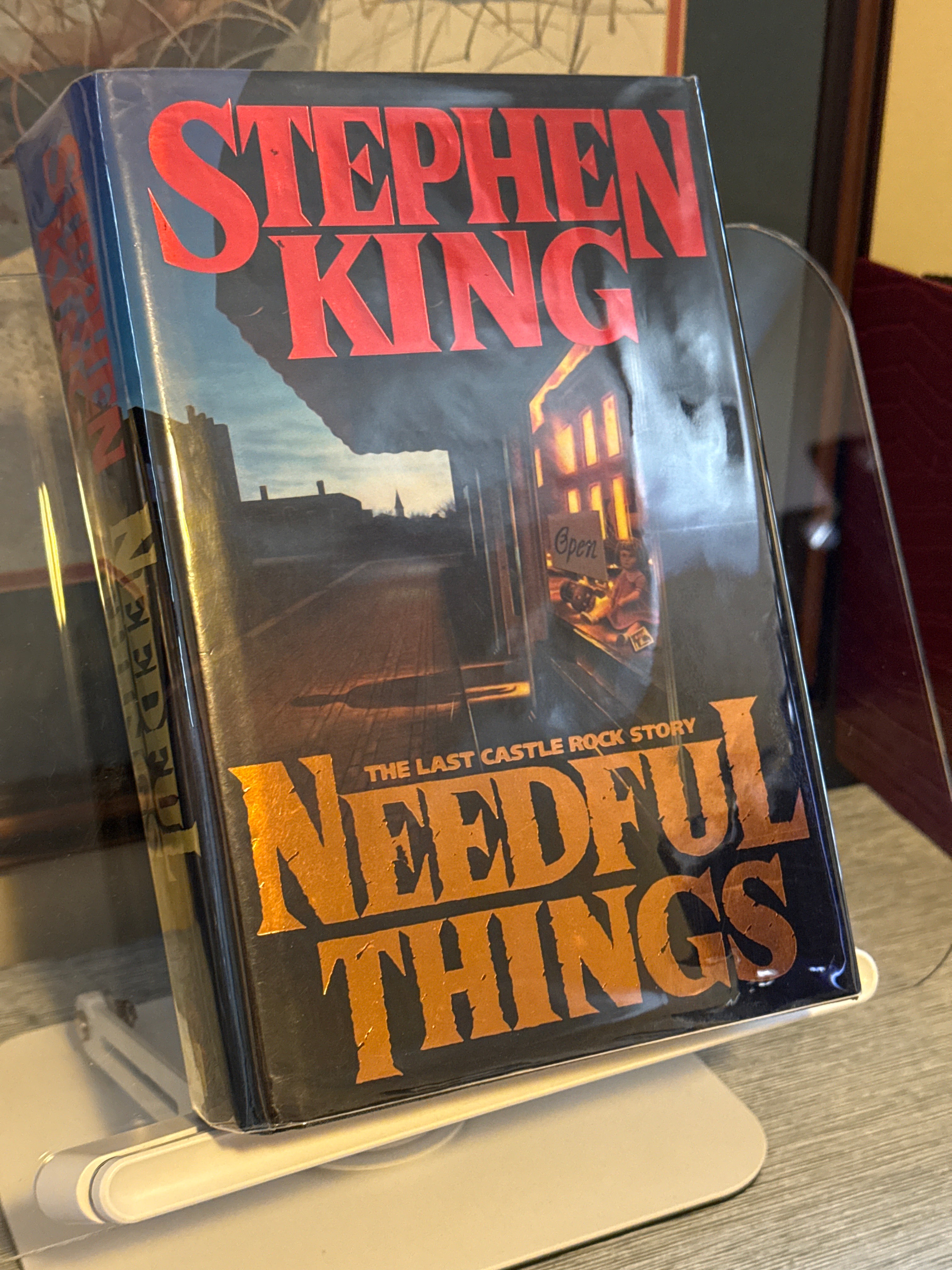 Needful Things by Stephen King (1991 First Edition, Viking Hardcover with Dust Jacket)