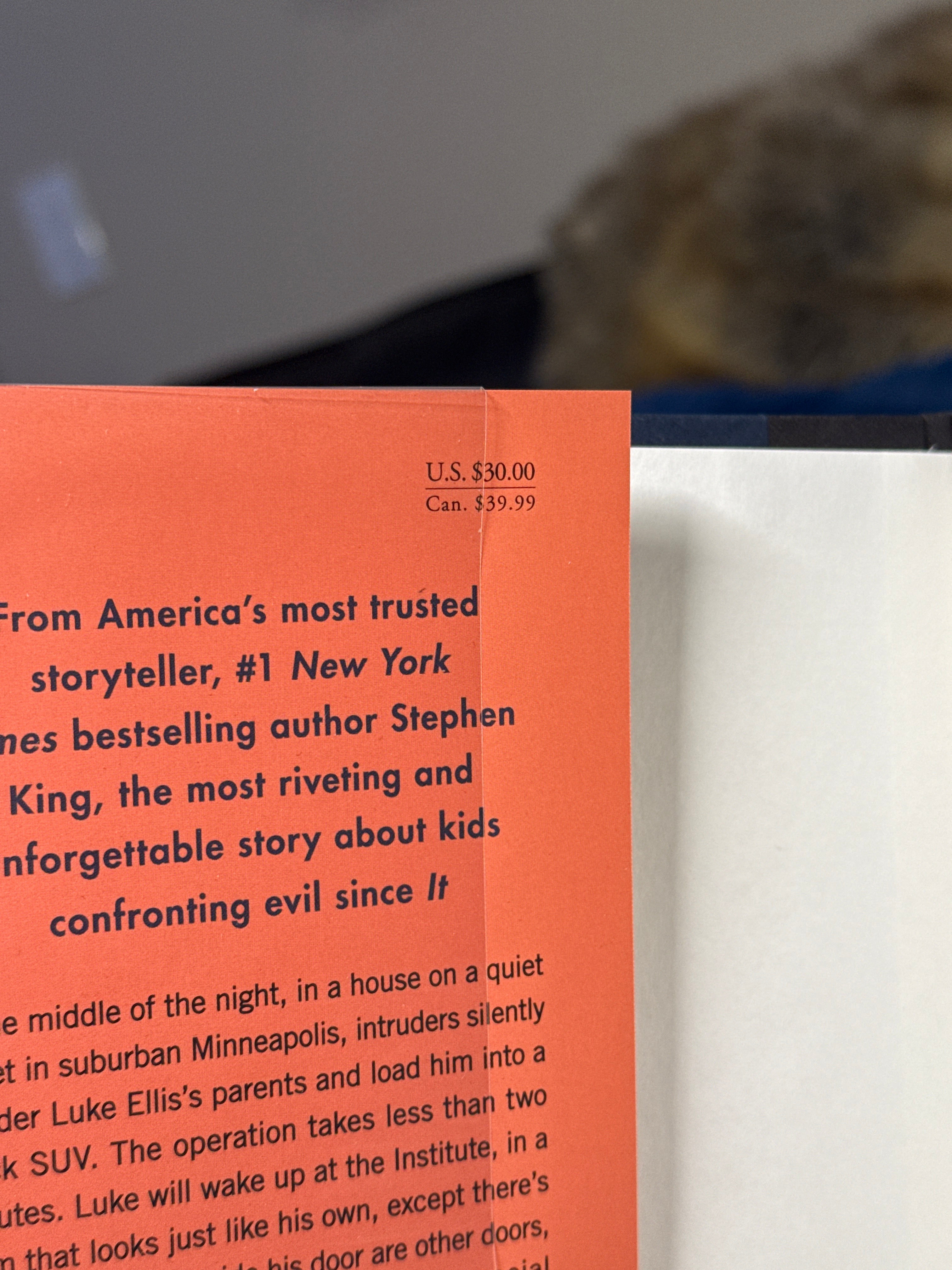 The Institute – Stephen King | First Edition Hardcover 2019 w/ Dust Jacket | Scribner