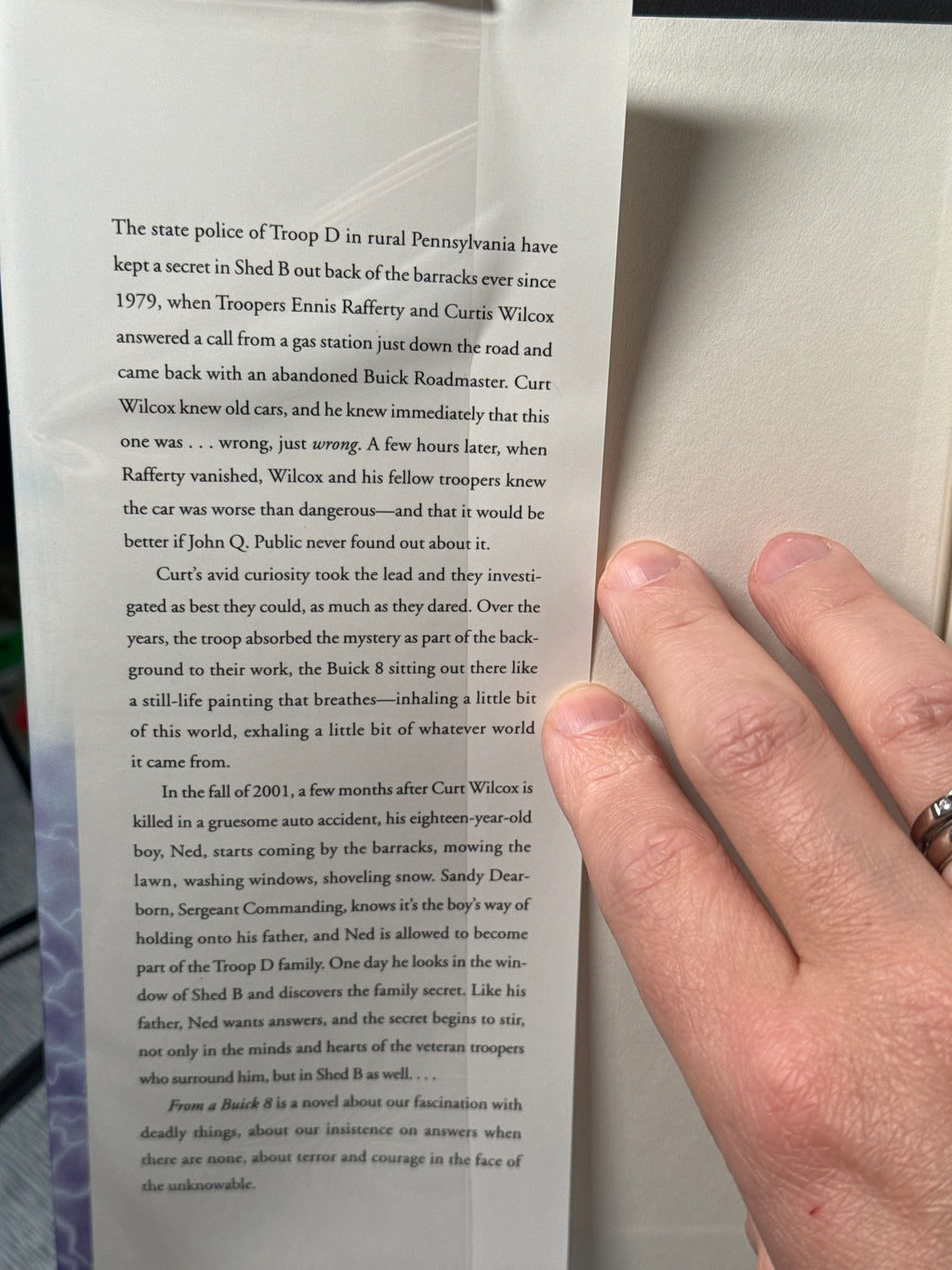 From a Buick 8 — Stephen King — 2002 First Edition, First Printing — Scribner — Supernatural Horror Collectible Hardcover