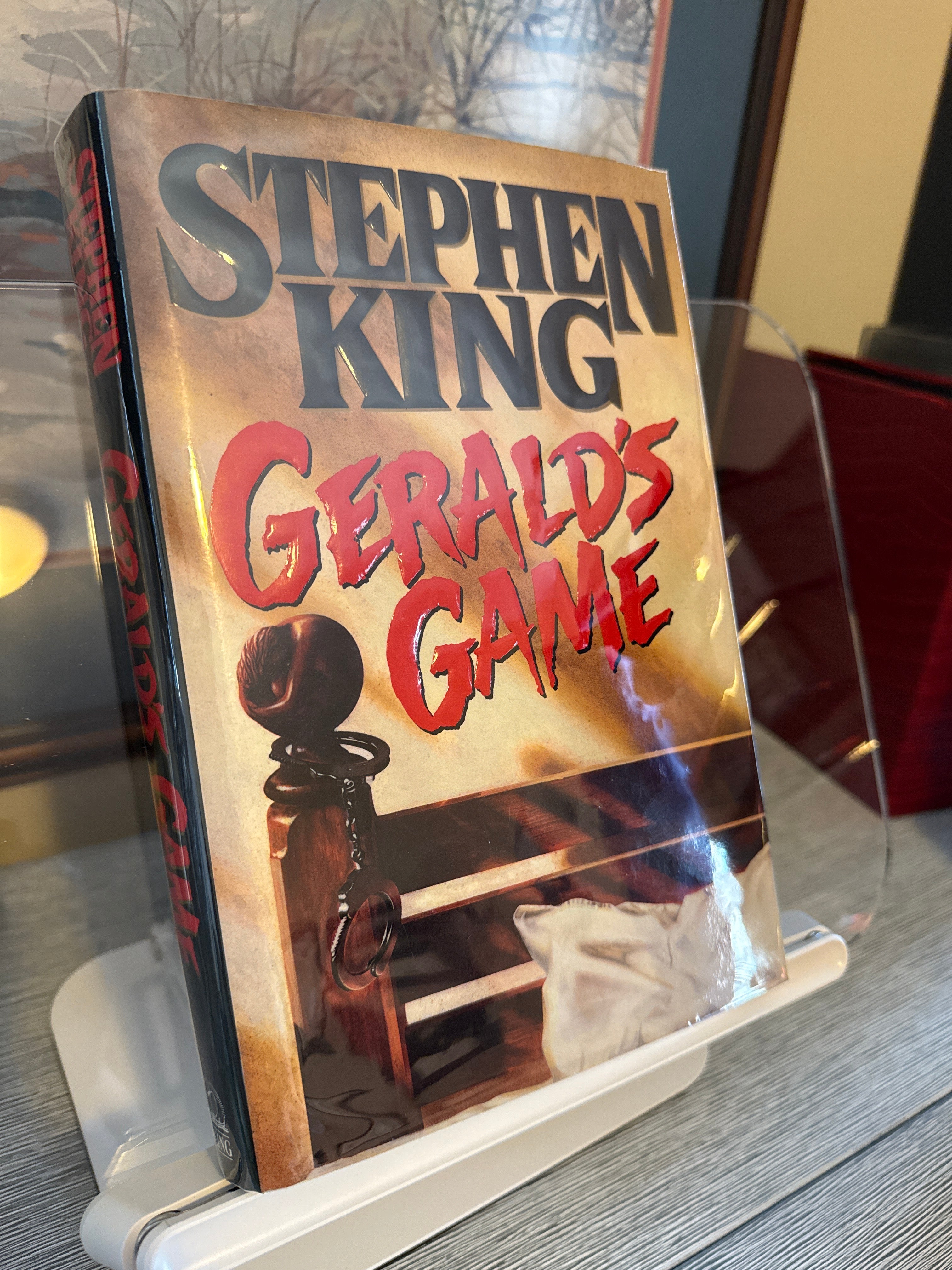 Gerald’s Game by Stephen King (1992 First Edition, Viking Hardcover with Dust Jacket)