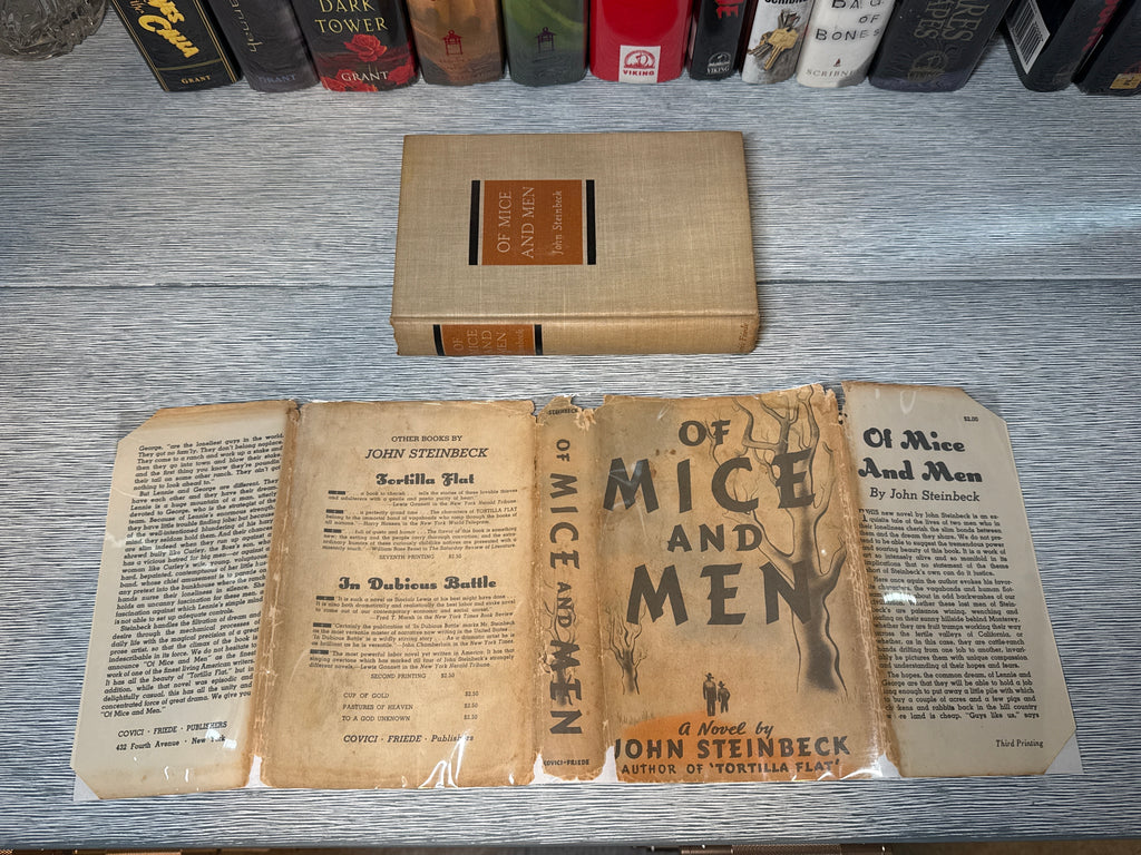 Of Mice and Men by John Steinbeck — Third Printing of the First Edition (1937, Covici Friede, New York)