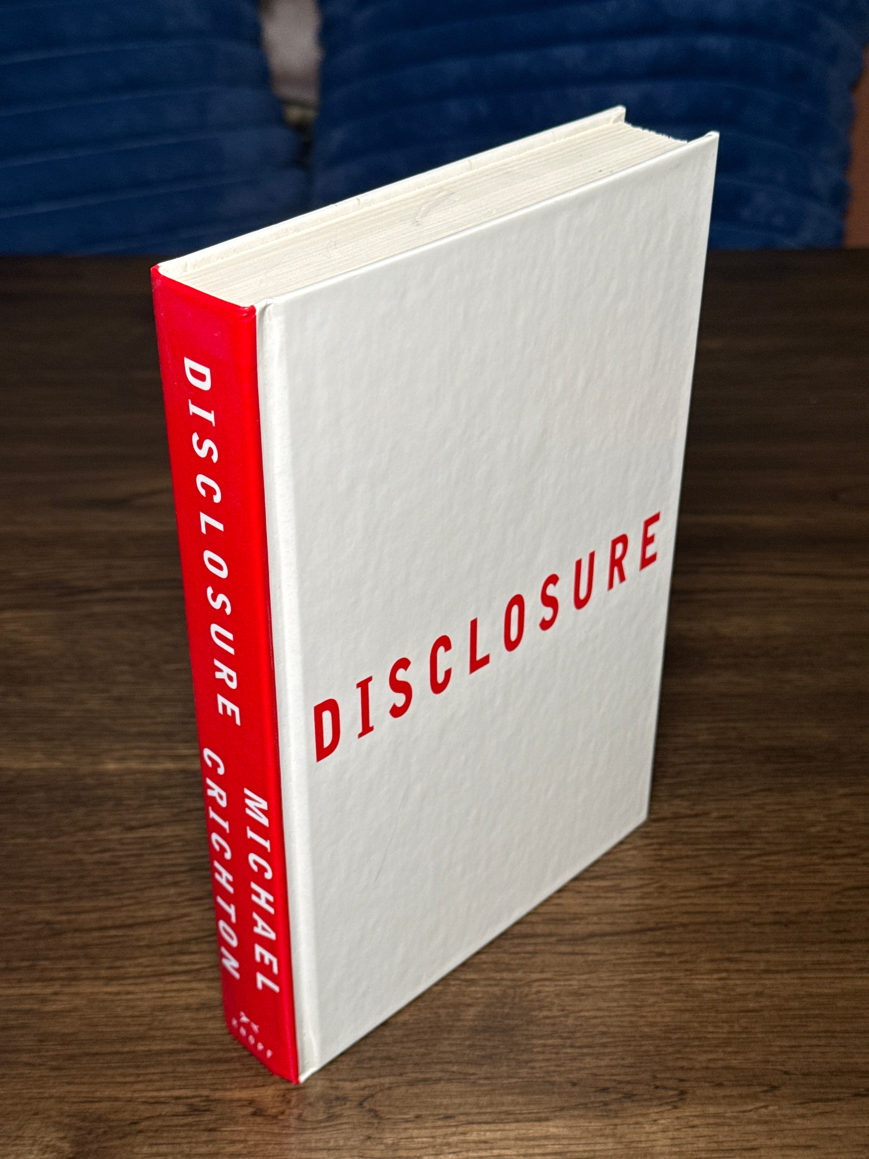 Disclosure – Michael Crichton | First Edition 1994 Hardcover w/ Dust Jacket | Borzoi Knopf