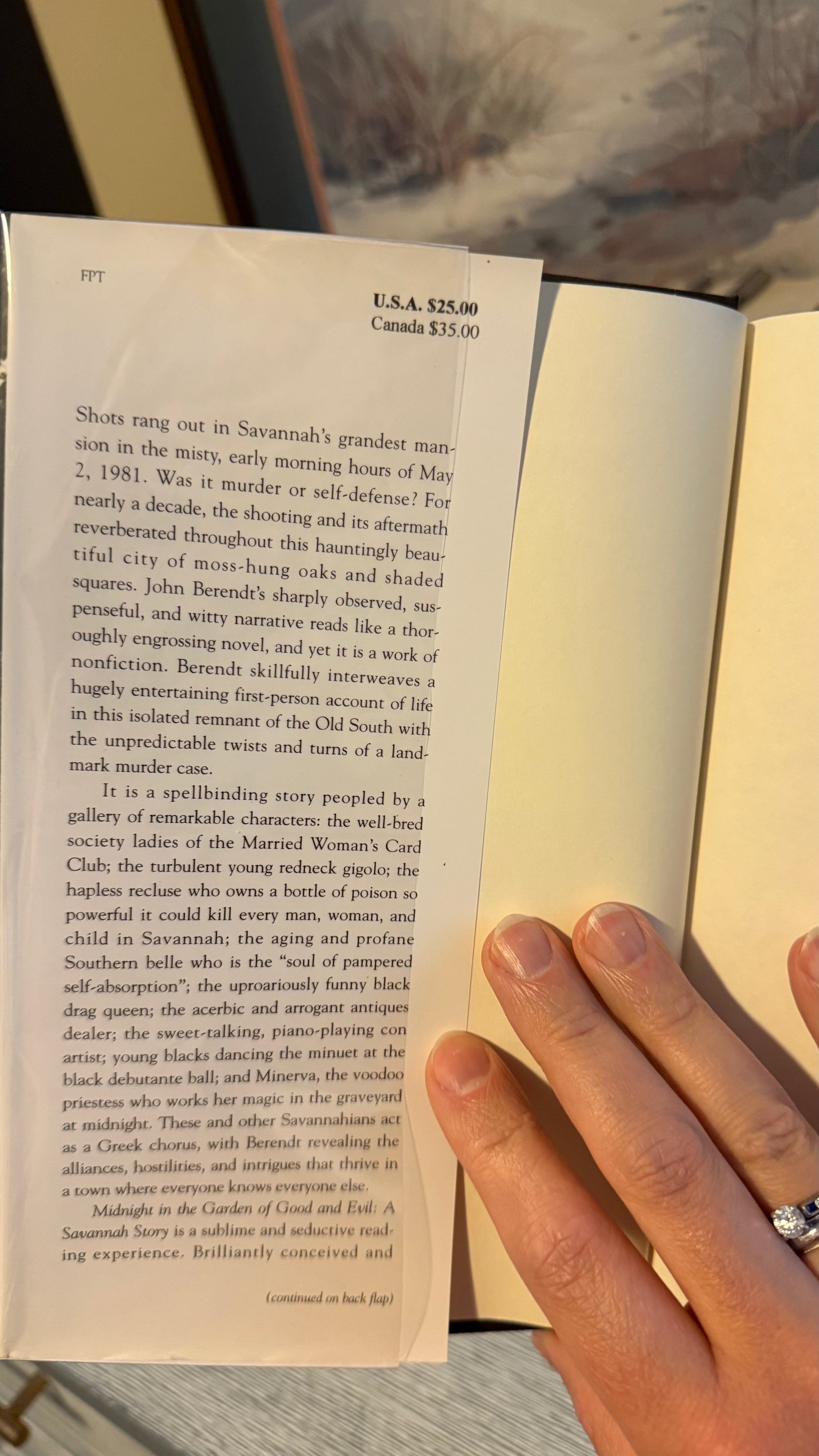 Midnight in the Garden of Good and Evil by John Berendt | First Edition 1994 Hardcover with Dust Jacket